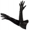 Latex gloves lateksowe czarne rękawiczki M